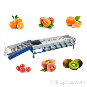 Fruits Machine de tri de tailles de légumes